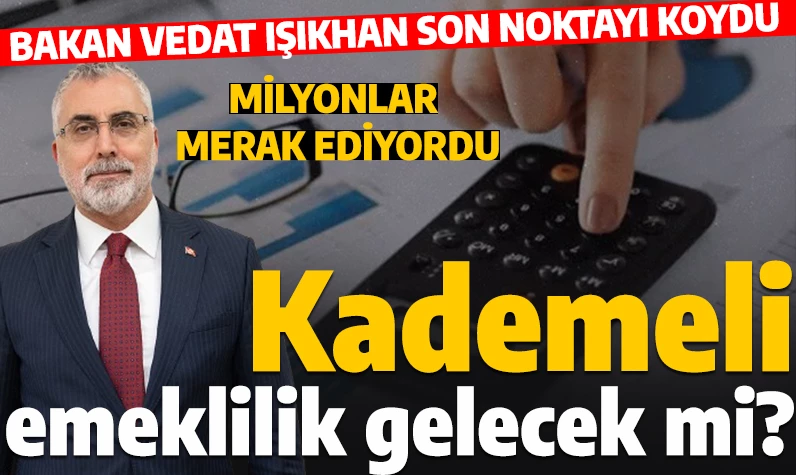 Milyonlar Bu Haberi Bekliyordu Bakan I Khan Dan A Klama Kademeli