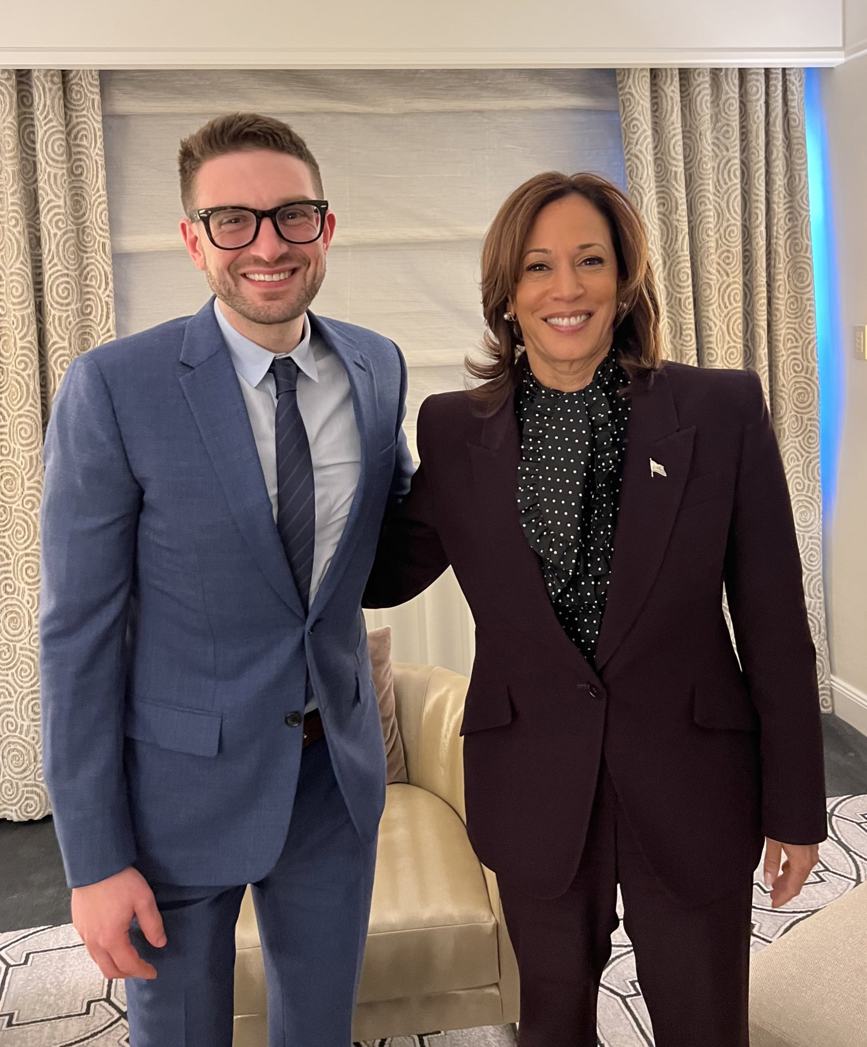 Kamala Harris ve George Soros'un oğlu Alex Soros