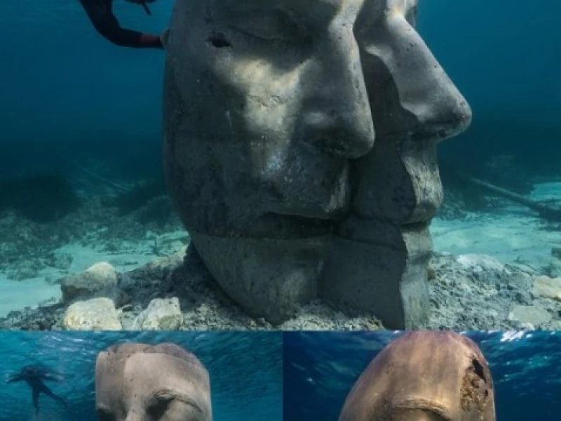 Dalgıçlar deniz dibindeki antik kentte gözlerine inanamadı!