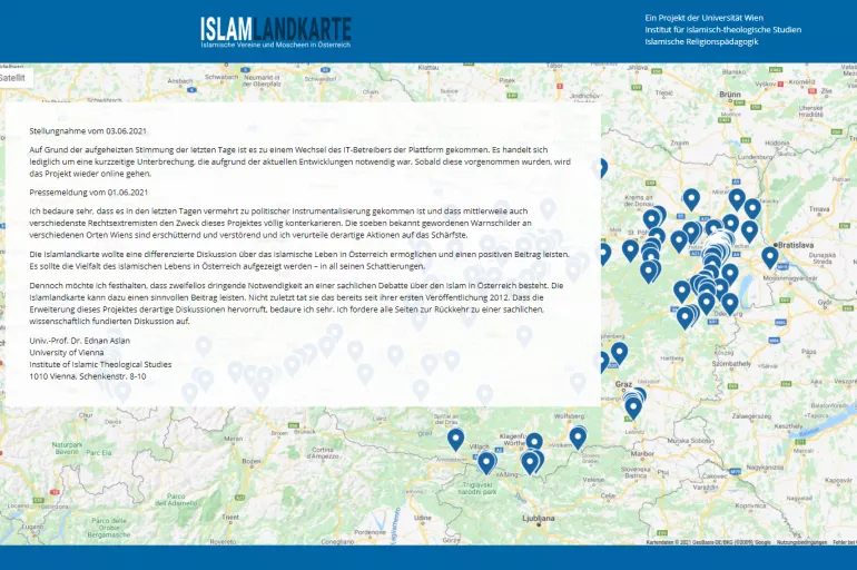 Avusturya'nın Müslümanları fişlediği uygulama çevrimdışı