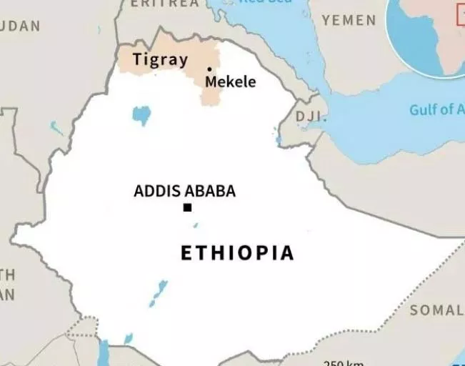 Etiyopya'da bir pazar yeri havadan vuruldu