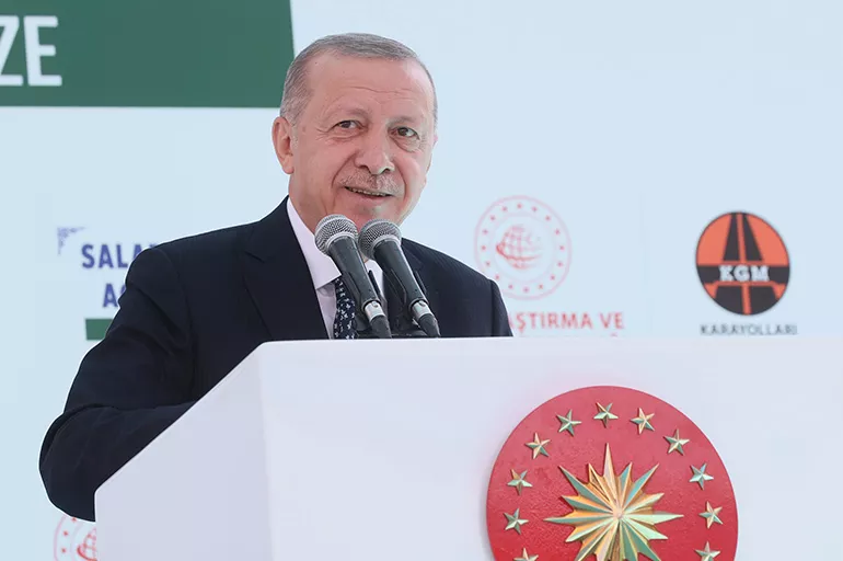 Erdoğan'dan 'çaya gel' sloganlarına yanıt: İşumuz var işumuz