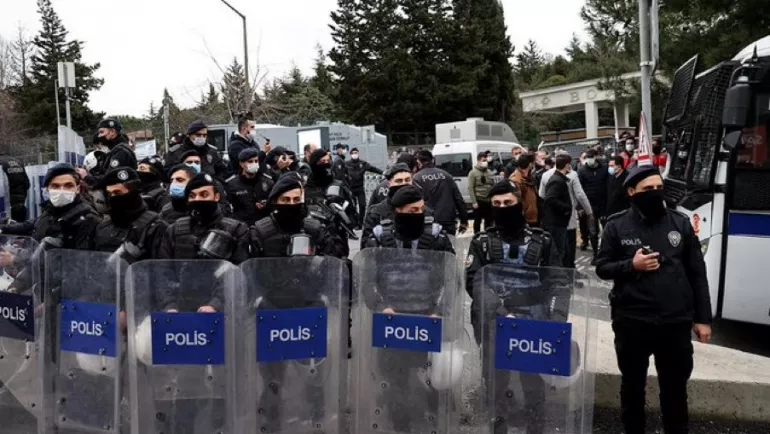 Boğaziçi Üniversitesi’ndeki eylemlerde iki kişi tutuklandı