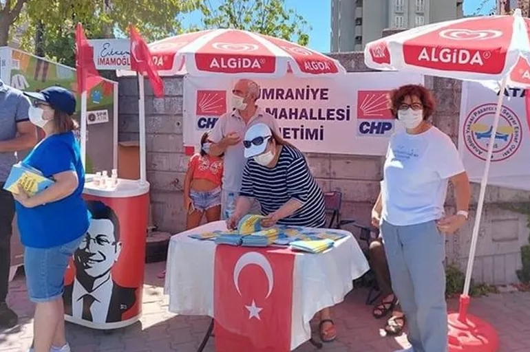 CHP'liler Kanal İstanbul broşürü almak istemeyen vatandaşı hastanelik etti!
