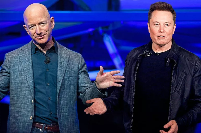 Elon Musk ve Jeff Bezos arasındaki SpaceX gerginliği Twitter'da devam etti! Elon Musk, Bezos ile alay etti: Yargılandınız