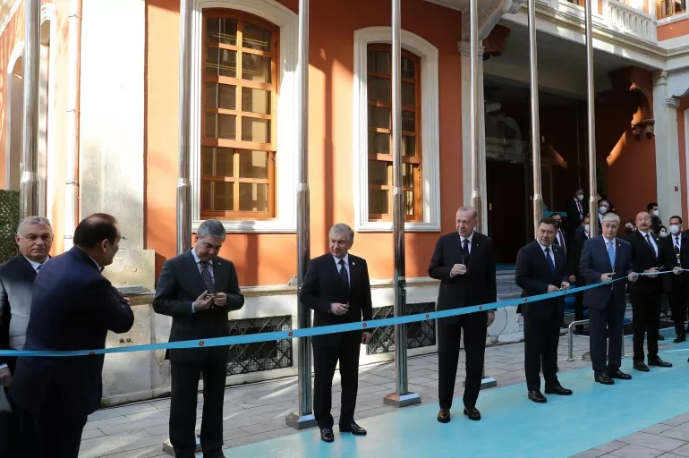 Türk dünyası için tarihi gün! Türk Konseyi binası açıldı dünya liderleri İstanbul'da