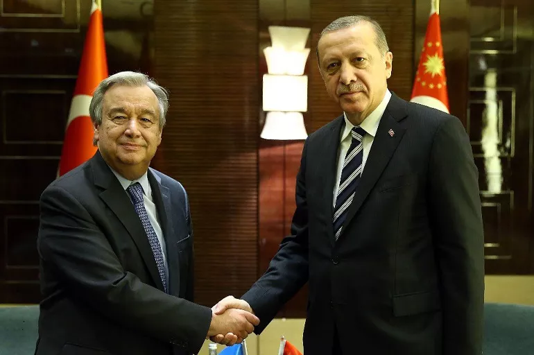 Son dakika! BM Genel Sekreteri Guterres'ten Cumhurbaşkanı Erdoğan'a Ukrayna teşekkürü