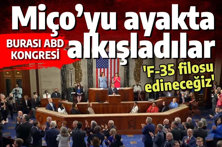 ABD Kongresi, Yunan Başbakan Miçotakis'i ayakta alkışladı: F-35 filosu verecekler