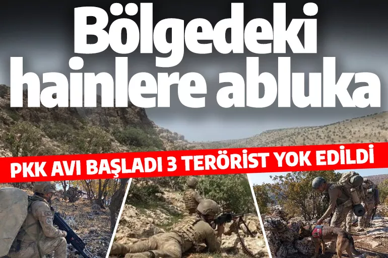 Son dakika: Bölgedeki teröristlere abluka! 3 terörist yok edildi