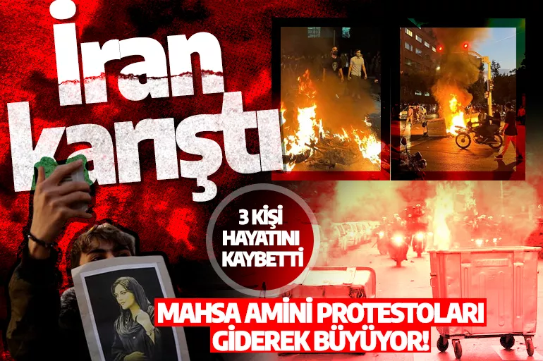 İran karıştı: Protestolarda 3 kişi öldü