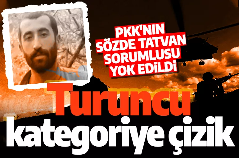 Son dakika: Turuncu kategoride aranan PKK'nın sözde Tatvan sorumlusu yok edildi