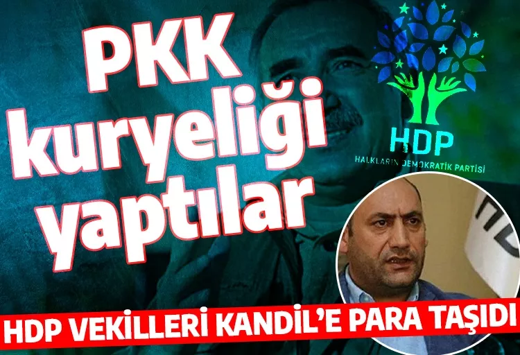 PKK ile HDP arasındaki bağ bir kez daha ortaya çıktı! Terör örgütünün kuryeliğini yaptılar