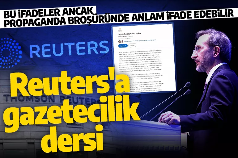 Fahrettin Altun'dan Reuters'ın skandal iş ilanına tepki: Bu gazetecilik değil