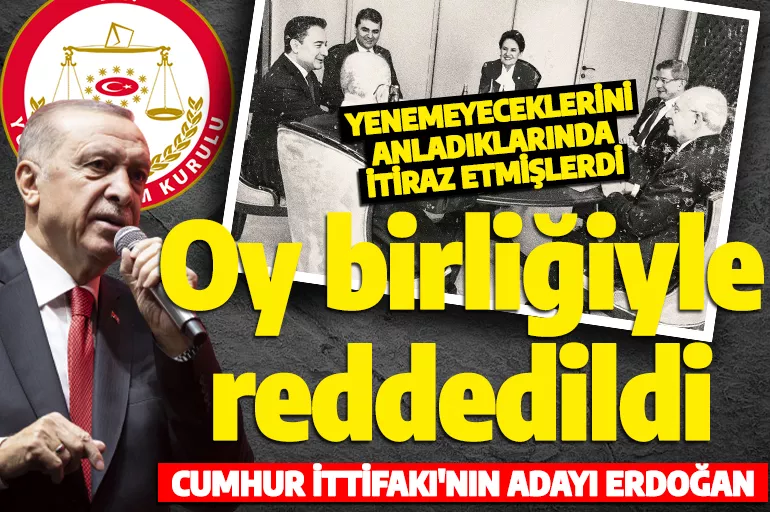 Son dakika: YSK Başkanı Ahmet Yener: Erdoğan'ın adaylığına ilişkin itiraz reddedildi