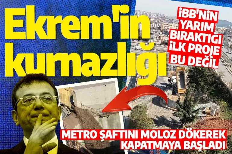 Dünyanın en çok metro kapatılan şehri: İstanbul! Metro şaftına moloz döküldü!