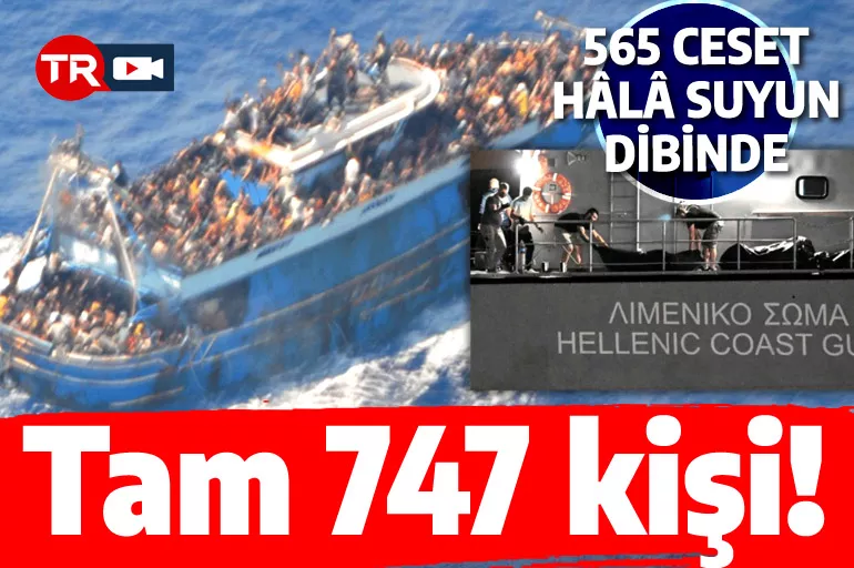 Batan teknede 747 kişi vardı: 565'inin cesedi hâlâ suyun dibinde!