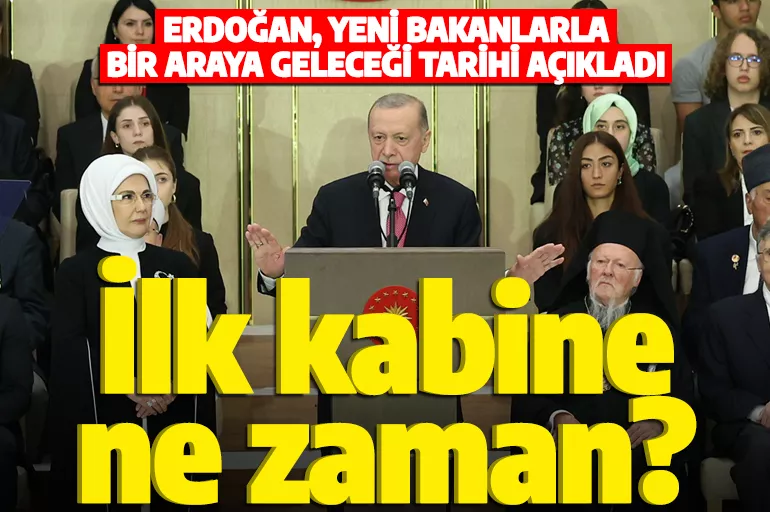 Cumhurbaşkanı Erdoğan yeni kabine toplantısı için tarih verdi!