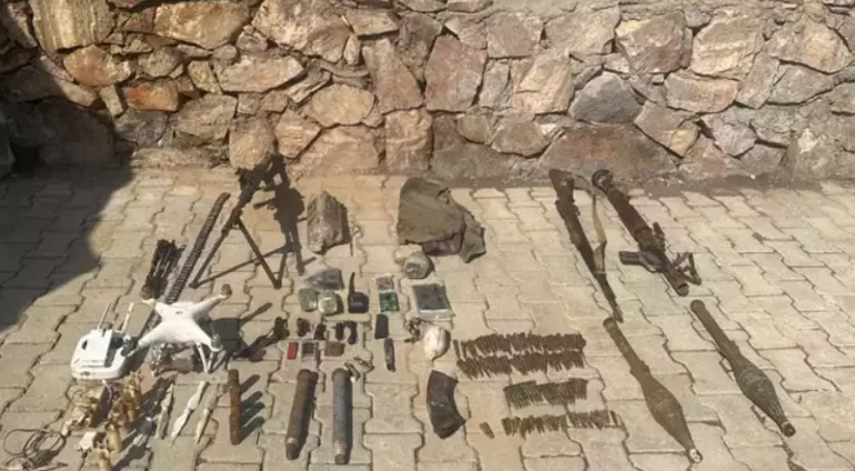 PKK'ya operasyon! Çok sayıda silah ve mühimmat ele geçirildi!
