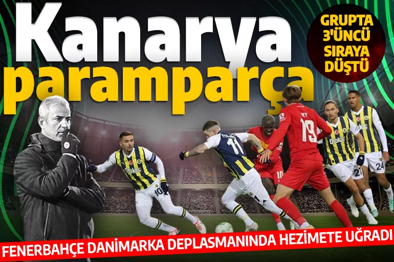 Son dakika... Fenerbahçe'den Danimarka'da 6 gollü mağlubiyet