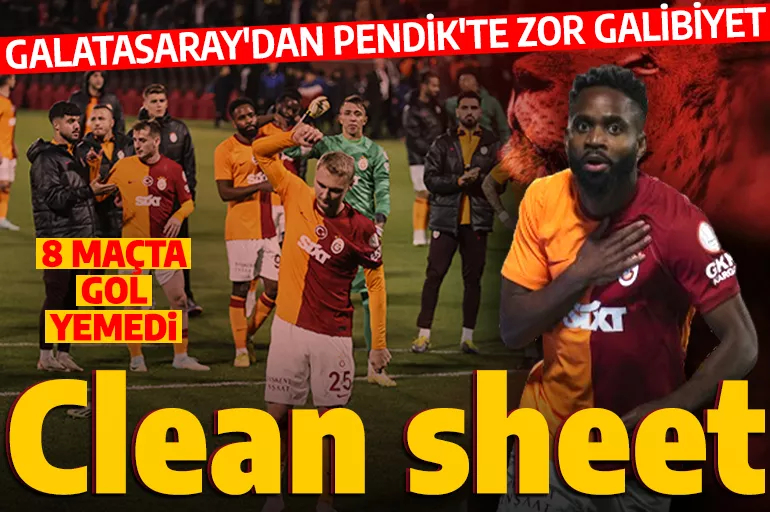 Son dakika... Galatasaray, Pendikspor karşısında hata yapmadı