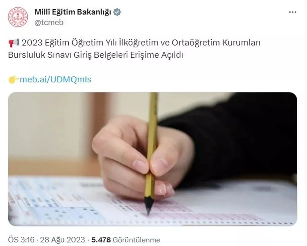 2023 İOKBS Sınav Giriş Belgesi Nereden Alınır? Bursluluk Sınavına ...