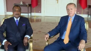 Cumhurbaşkanı Erdoğan, Kongo Cumhuriyeti Cumhurbaşkanı N'Guesso ile görüştü