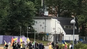 PKK yandaşları Helsinki'de gösteri yaptı