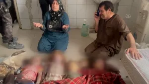 Rusya İdlib'de 5 çocuğu öldürdü! Acılı ailenin feryatları kamerada