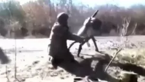 Allahuekber diyerek ateş açan Ukraynalı asker: Böyle daha iyi vuruyor