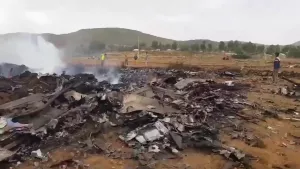Etiyopya'daki hava saldırısı böyle görüntülendi