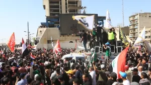 Irak'ta halk sokaklarda! Rejim karşıtı sloganlar atıldı