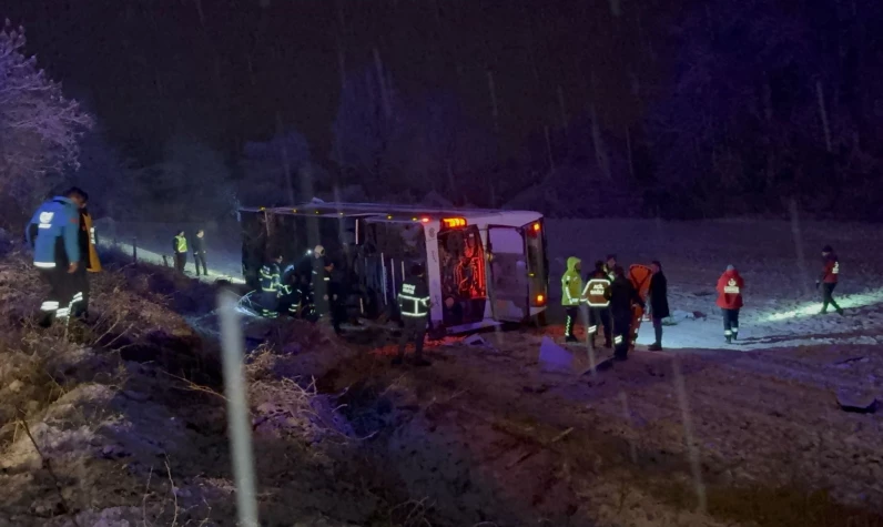 Son dakika: Kastamonu'da otobüs devrildi: Çok sayıda ölü ve yaralı var