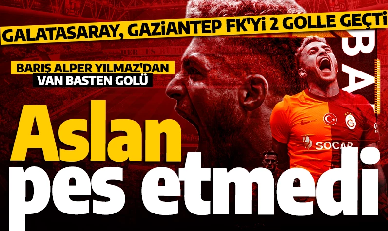 Son dakika... Galatasaray son dakikalarda güldü: GS-Gaziantep maçının geniş özeti