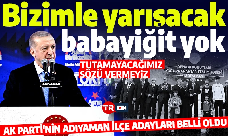 Cumhurbaşkanı Erdoğan'dan yerel seçim mesajı: Bizimle yarışacak babayiğit yok