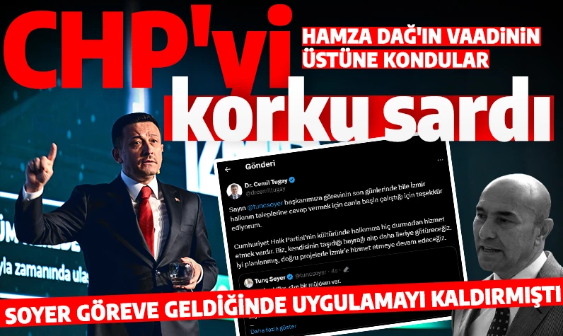 CHP'lileri İzmir korkusu sardı! Hamza Dağ'ın ücretsiz aktarma vaadini aday gösterilmeyen Soyer hayata geçireceğini iddia etti!