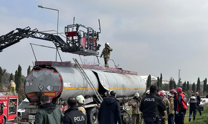 Ataşehir'de akaryakıt tankeri patladı! 2 kişi hayatını kaybetti: Yaralılar var