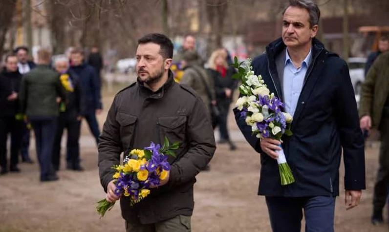 Ukrayna'da füzeli karşılama! Ölümden dönen Miçotakis o anları anlattı: Kaçacak vaktimizi olmadı