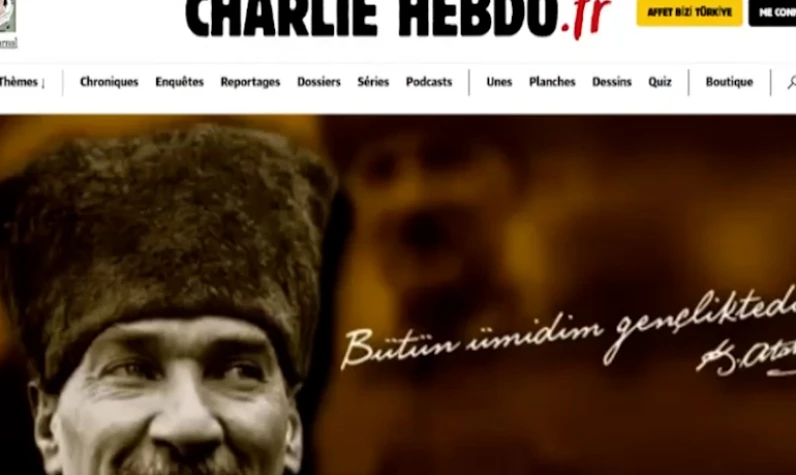 Charlie Hebdo'nun web sitesini hackledi