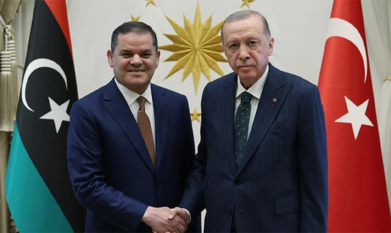 Cumhurbaşkanı Erdoğan, Libya Başbakanı Dibeybe'yi kabul etti: Dikkat çeken Doğu Akdeniz vurgusu