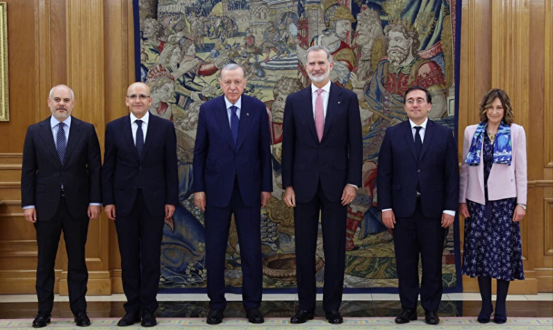Cumhurbaşkanı Erdoğan İspanya'da: Kral 6. Felipe ile bir araya geldi