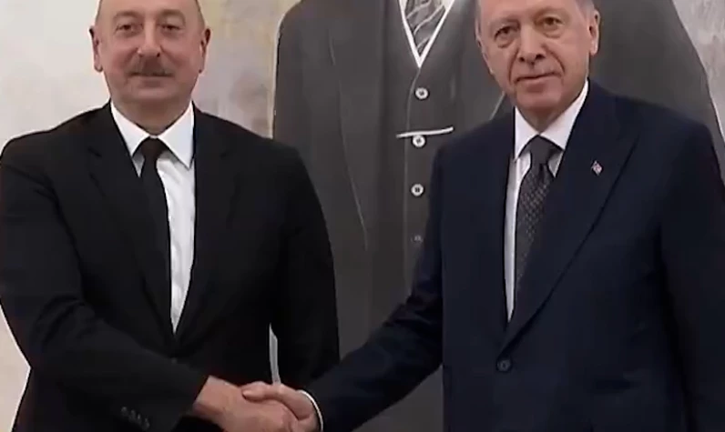Cumhurbaşkanı Erdoğan, Aliyev ile bir araya geldi