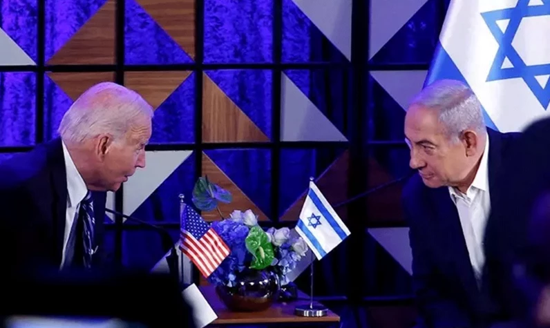 Soykırım ortağından çelişkili sözler! Biden'ın Netanyahu açıklaması ABD medyasının gündeminde