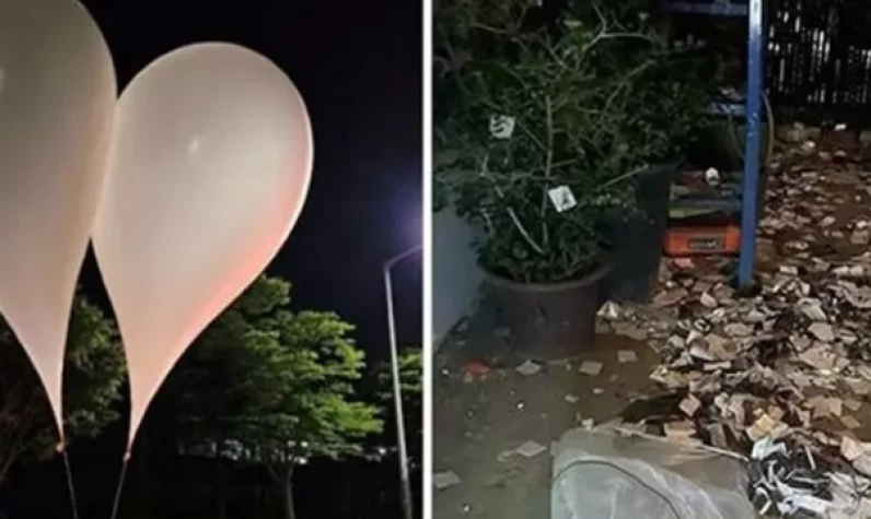 Güney Kore ve Kuzey Kore arasında 'çöp balonu' gerilimi: Parazit saçan 350 poşet gönderildi!