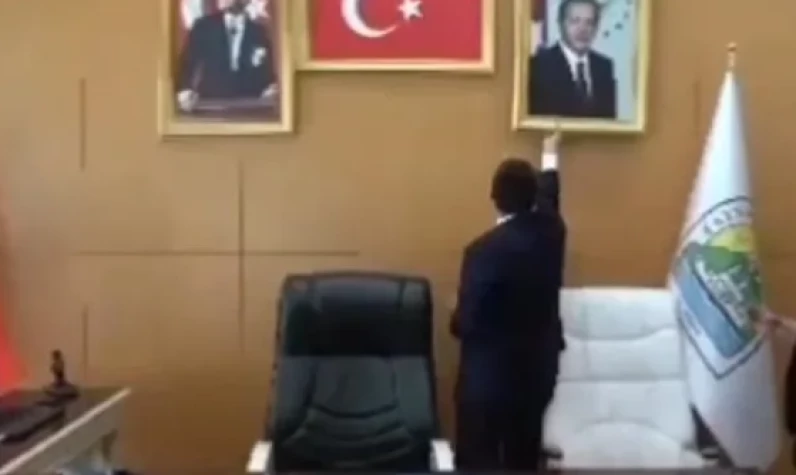 Milletin iradesini hiçe saydı: DEM'li başkanın Erdoğan hazımsızlığı kameralara yansıdı!