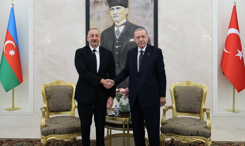 Gündem Gazze, Kıbrıs, Karabağ! Erdoğan-Aliyev görüşmesi sona erdi! İşte masadaki diğer konular