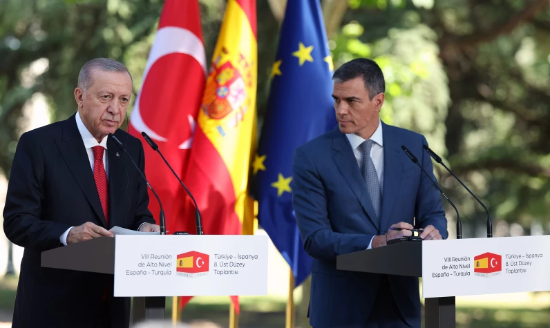 Türkiye ile İspanya arasında 13 farklı alanda imzalar atıldı! Cumhurbaşkanı Erdoğan: İsrail'e baskı yapılmalı