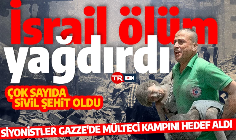 Katil kana doymuyor! Gazze'de mülteci kampı hedef alındı: 42 kişi şehit oldu