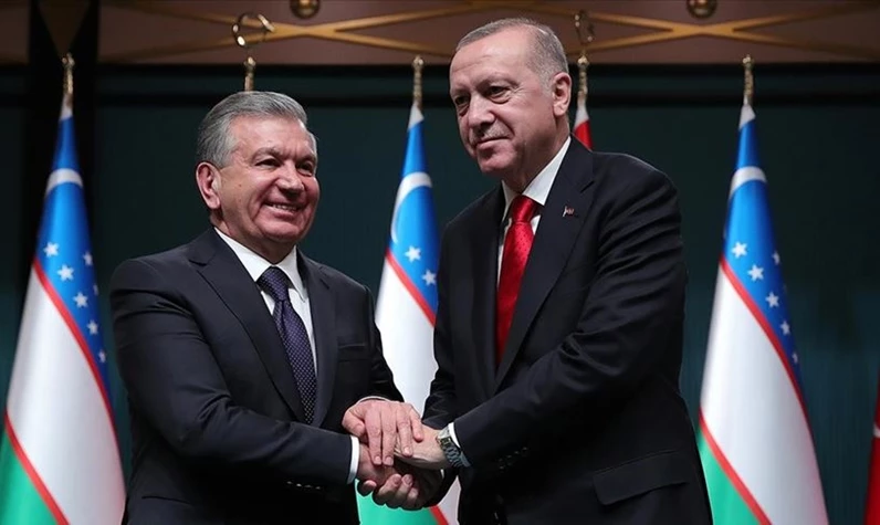 Özbekistan Cumhurbaşkanı Mirziyoyev Ankara'da! Cumhurbaşkanı Erdoğan ile görüşecek