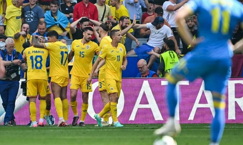 Romanya, Ukrayna'ya şov yaptı! 3 puanı 3 golle aldı