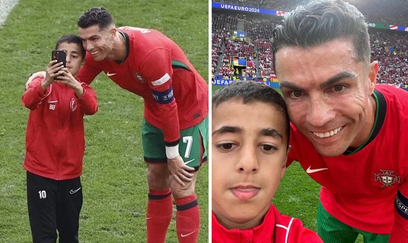 Ronaldo için sahaya atlayıp fotoğraf çektirmişti! Küçük çocuğun kim olduğu ortaya çıktı